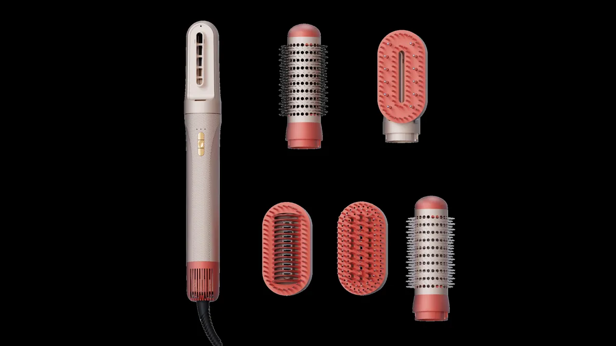 5-in-1 hot-air brush dryer set